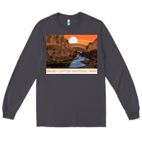 Smoke vintage grand canyon national park retro colorado river 80s Long Sleeve Tee - linhVisuals
