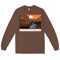 Chestnut vintage grand canyon national park retro colorado river 80s Long Sleeve Tee - linhVisuals