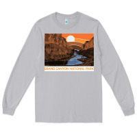 Moon Dust vintage grand canyon national park retro colorado river 80s Long Sleeve Tee - linhVisuals