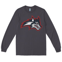 Smoke stony brook seawolves Long Sleeve Tee - linhVisuals