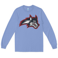 Colony Blue stony brook seawolves Long Sleeve Tee - linhVisuals