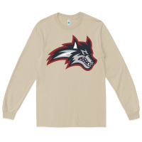 Mushroom stony brook seawolves Long Sleeve Tee - linhVisuals