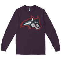 Plum stony brook seawolves Long Sleeve Tee - linhVisuals