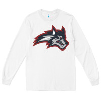White stony brook seawolves Long Sleeve Tee - linhVisuals
