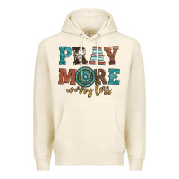 Tofu pray more worry less Premium Hoodie - Artiststas