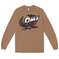Toasted Coconut temple owls Long Sleeve Tee - linhVisuals