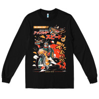 Black ramen rider food, noodles Long Sleeve Tee - linhVisuals
