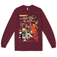 Burgundy ramen rider food, noodles Long Sleeve Tee - linhVisuals