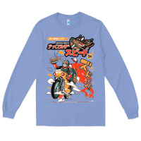 Colony Blue ramen rider food, noodles Long Sleeve Tee - linhVisuals