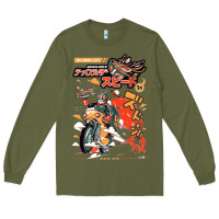 Army Green ramen rider food, noodles Long Sleeve Tee - linhVisuals