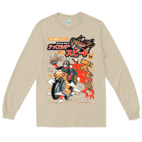 Mushroom ramen rider food, noodles Long Sleeve Tee - linhVisuals