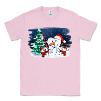 Bubblegum Pink teeth snow party costom ado Classic Tee - OliviaCreatesArt