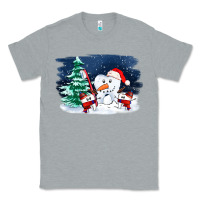 Heather Grey teeth snow party costom ado Classic Tee - OliviaCreatesArt