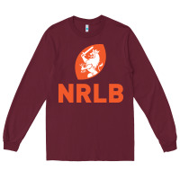 Burgundy netherlands rugby national Long Sleeve Tee - linhVisuals