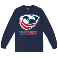 Navy rugby Long Sleeve Tee - linhVisuals