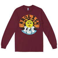 Burgundy Ice Abolish Long Sleeve Tee - linhVisuals