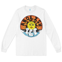White Ice Abolish Long Sleeve Tee - linhVisuals