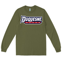 Army Green duquesne sports Long Sleeve Tee - linhVisuals