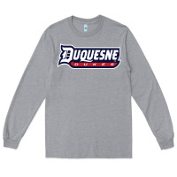 Heather Grey duquesne sports Long Sleeve Tee - linhVisuals