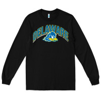 Black delaware sportss Long Sleeve Tee - linhVisuals