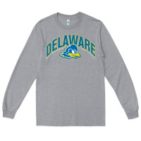 Heather Grey delaware sportss Long Sleeve Tee - linhVisuals