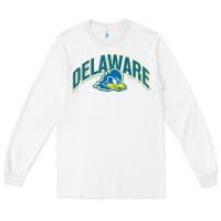 White delaware sportss Long Sleeve Tee - linhVisuals