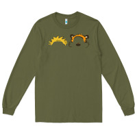 Army Green hobbes Long Sleeve Tee - linhVisuals