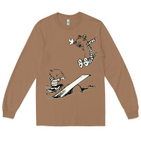 Toasted Coconut hobbes Long Sleeve Tee - linhVisuals
