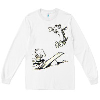 White hobbes Long Sleeve Tee - linhVisuals