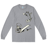 Heather Grey hobbes Long Sleeve Tee - linhVisuals