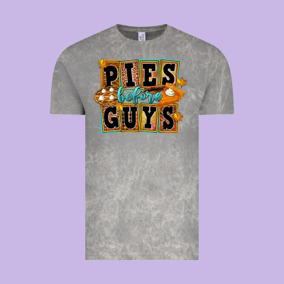 Pies Before Guys Vintage Tee Designed By Fadigitalartstudio