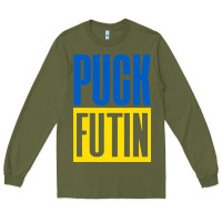 Army Green puck futin meme Long Sleeve Tee - linhVisuals