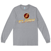 Heather Grey the flash 02 Long Sleeve Tee - linhVisuals