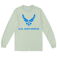 Matcha us force usaf distressed Long Sleeve Tee - linhVisuals