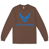 Chestnut us force usaf distressed Long Sleeve Tee - linhVisuals