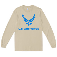 Mushroom us force usaf distressed Long Sleeve Tee - linhVisuals