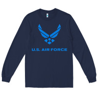 Navy us force usaf distressed Long Sleeve Tee - linhVisuals