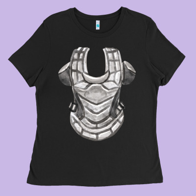 Chest Protector Fa Element Ladies Tee Designed By Fadigitalartstudio