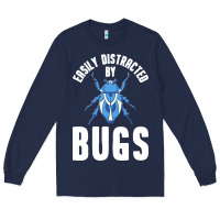 Navy entomology t  shirt entomology entomologist t  shirtby Long Sleeve Tee - linhVisuals