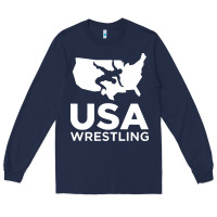 Navy usa fight Long Sleeve Tee - linhVisuals