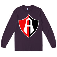 Plum Atlas Football Long Sleeve Tee - linhVisuals