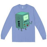 Colony Blue Bmo Adventure Time Long Sleeve Tee - linhVisuals