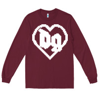 Burgundy Drain Gang Long Sleeve Tee - linhVisuals