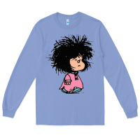 Colony Blue MAFALDA Long Sleeve Tee - linhVisuals