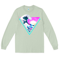 Matcha vaporwave aesthetic Long Sleeve Tee - linhVisuals