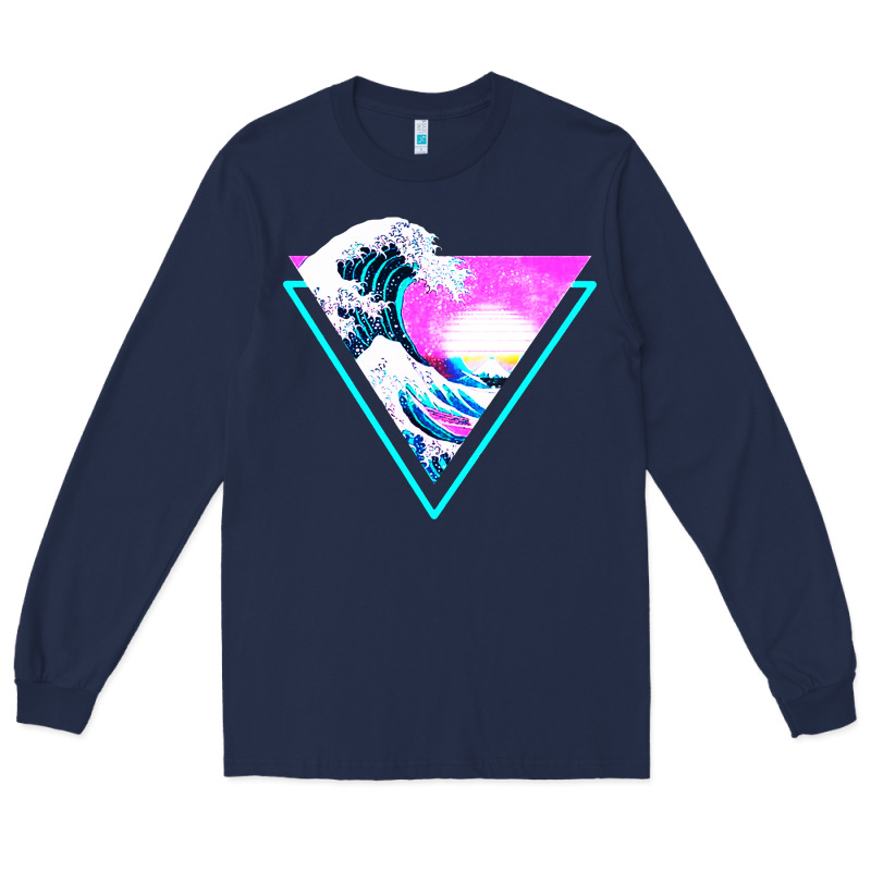 Vaporwave Aesthetic Long Sleeve Tee by linhVisuals | Teevron