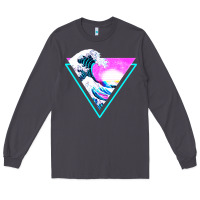 Smoke vaporwave aesthetic Long Sleeve Tee - linhVisuals