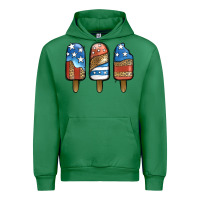 Emerald patriotic leopard popsicles Urban Hoodie - Jasminsmagicworld