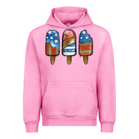 Fuchsia Pink patriotic leopard popsicles Urban Hoodie - Jasminsmagicworld