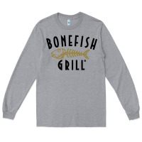 Heather Grey bonefish grill Long Sleeve Tee - linhVisuals